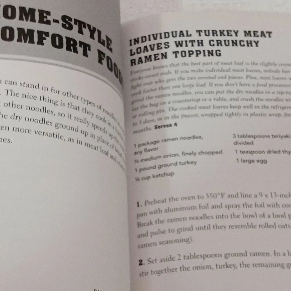 RAMEN TO THE RESCUE Cookbook 100 Recipes Easy Meals PB